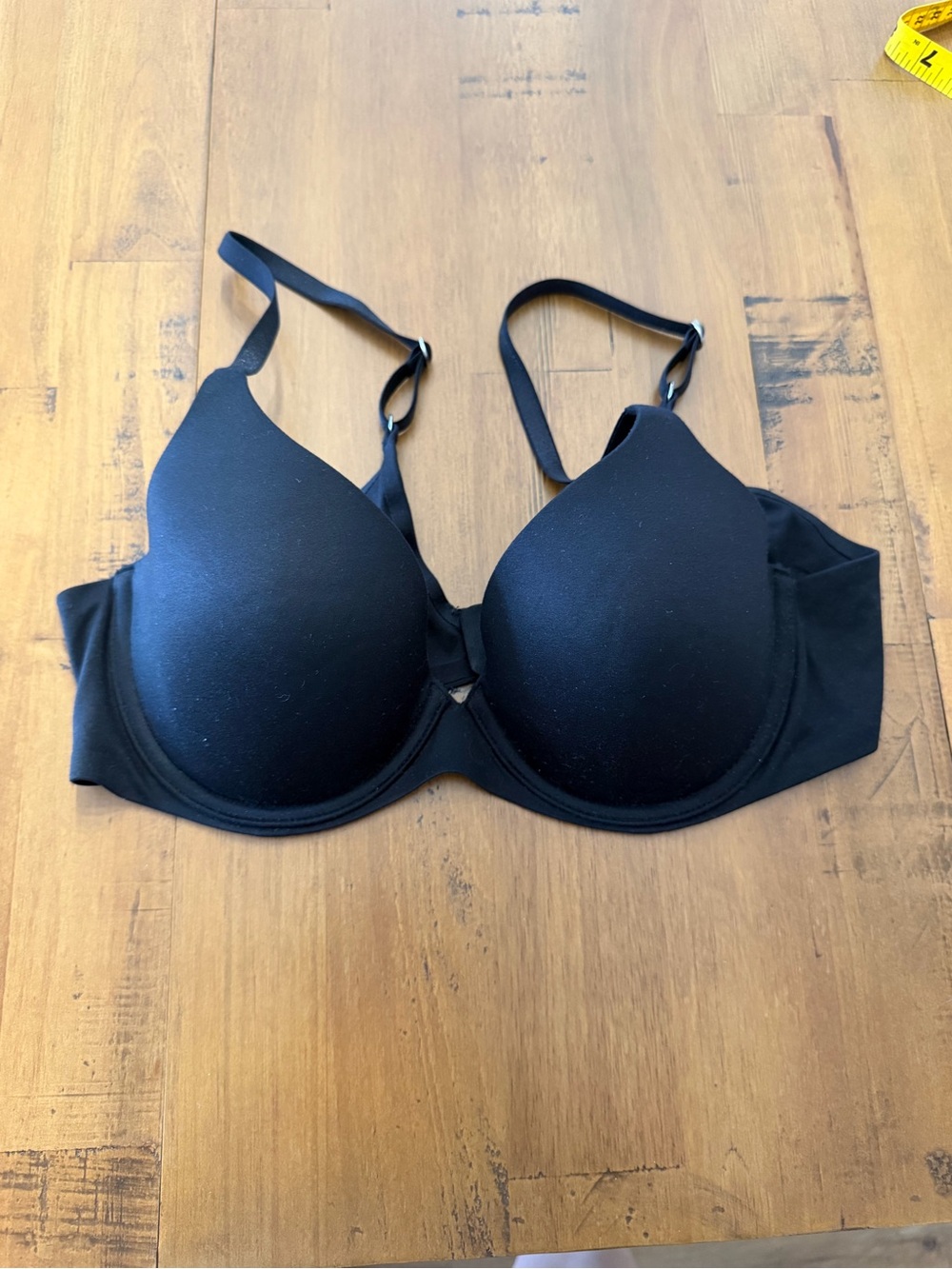 aerie Black T-Shirt Bra - Smooth Molded Cups